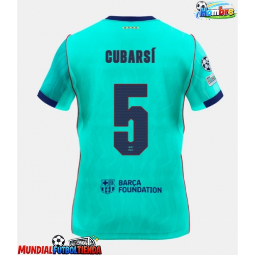 Camiseta Barcelona Pau Cubarsi #5 Tercera Equipación Replica 2026-27 mangas cortas